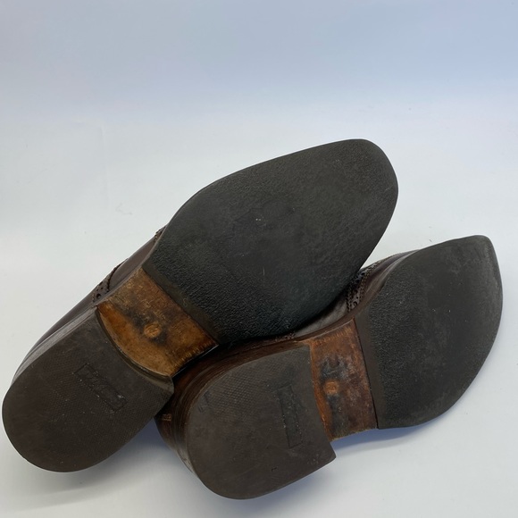 Made in Italy Vintage Men’s brogues. Soft leather - Picture 6 of 6